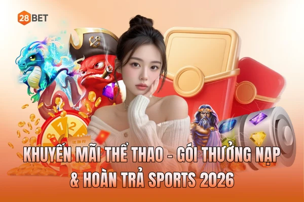 Khuyến Mãi Thể Thao - Gói Thưởng Nạp & Hoàn Trả Sports 2026